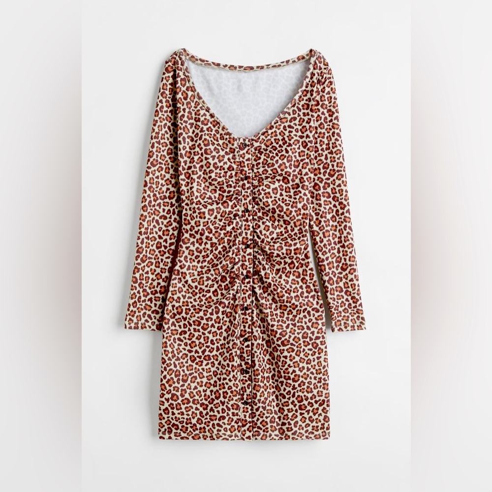 Bouton Leopard dress